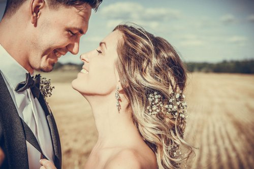 Wedding ceremony moment